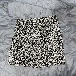 Shein cheetah print skirt
